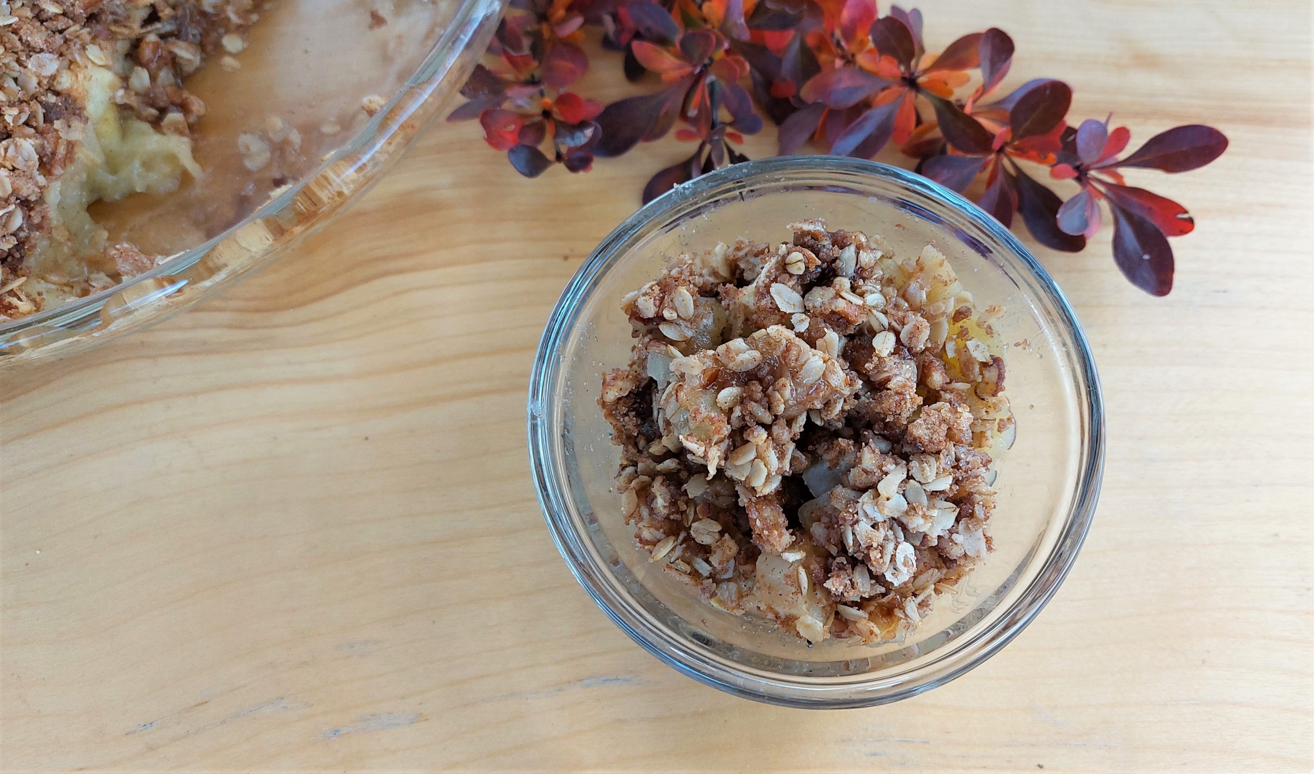 Gluten-Free/Dairy-Free Apple Crisp - The Happiness Here